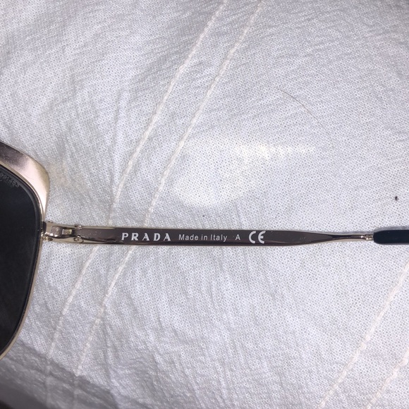 Prada sunglasses. New. Tan/gold frames - Picture 4 of 7